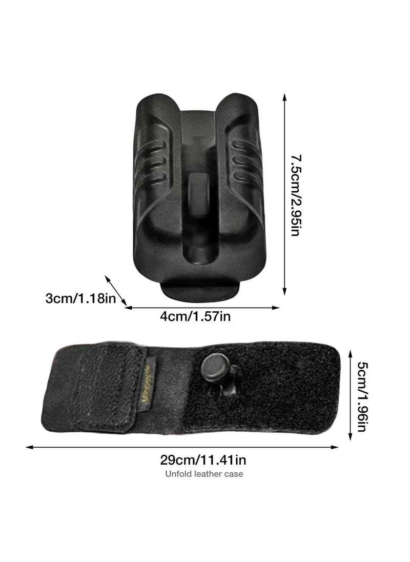 SYOSI Tool Holster, Drill Holder for Belt, Drill Holster, Tool Belt Clip Holder, Improve The Way You Carry Your Power Drill, Securely Hold and Quickly Access Your Tape Measure, Bit Box, and Other Tools  - Image 4