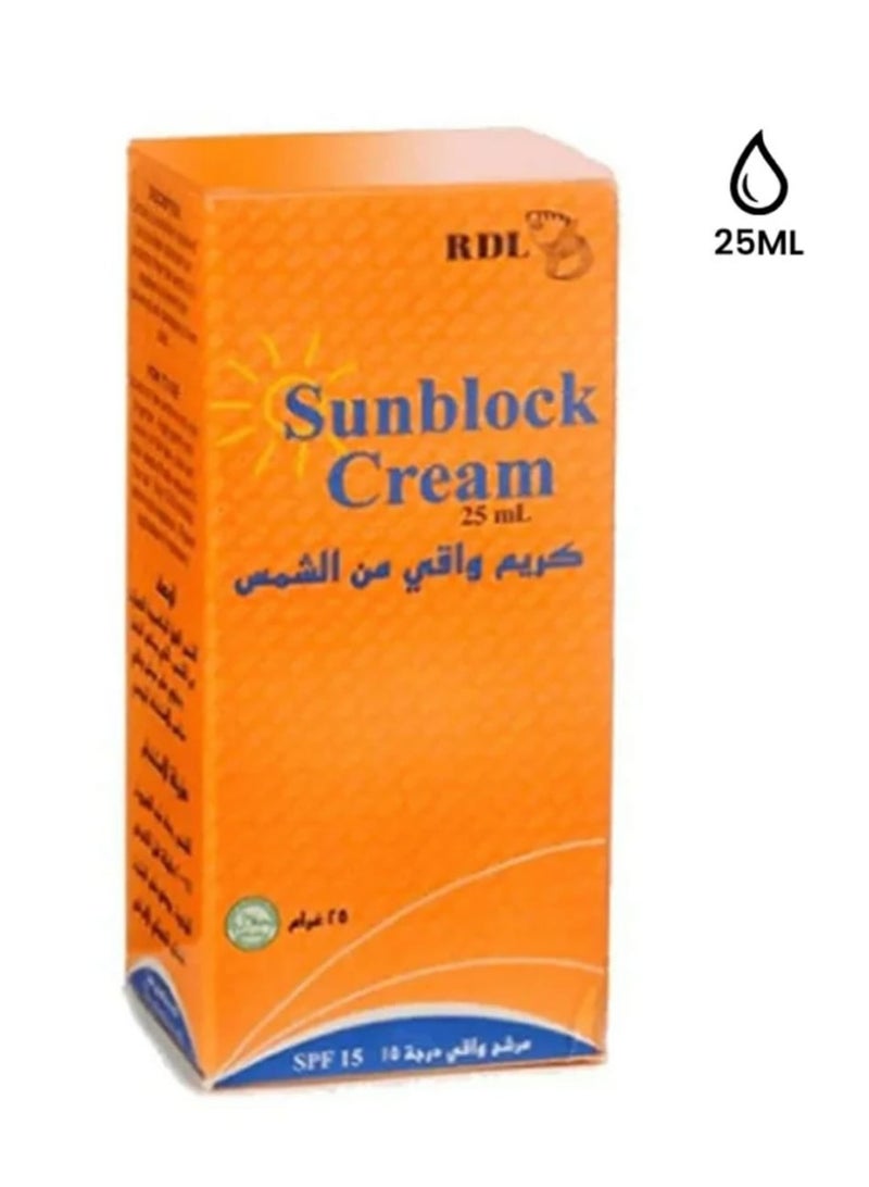 ار دي ال كريم واقي من الشمس بعامل حمايه 15 - 25مل - Image 2