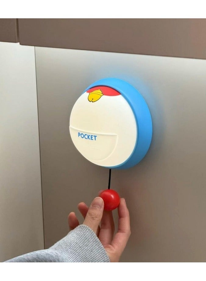 Doraemon Silicone Night Light for Kids - 3 Color Modes Bedside Touch Lamp, Mood Lighting for Nursery & Bedroom  - Image 2