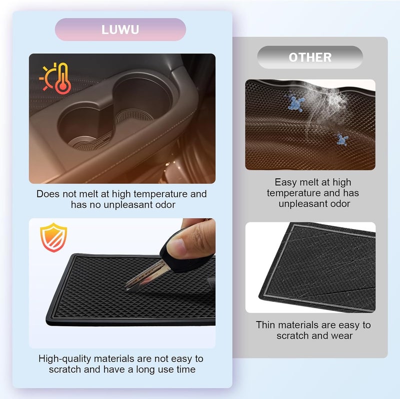 LUWU 2023 Hyundai Palisade Center Console Liners - 13PCS Set - Image 5
