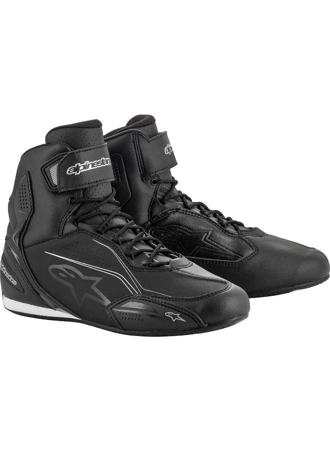 Alpinestars - Alpinestars Stella Faster-3 Shoes Black Silver Motorcycle Boots - Image 1