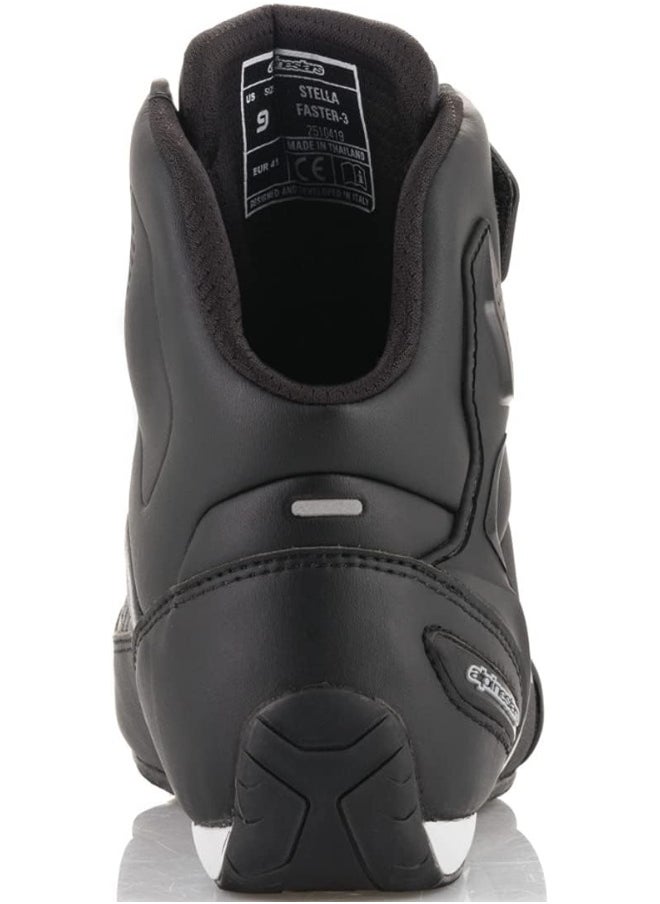 Alpinestars - Alpinestars Stella Faster-3 Shoes Black Silver Motorcycle Boots - Image 1