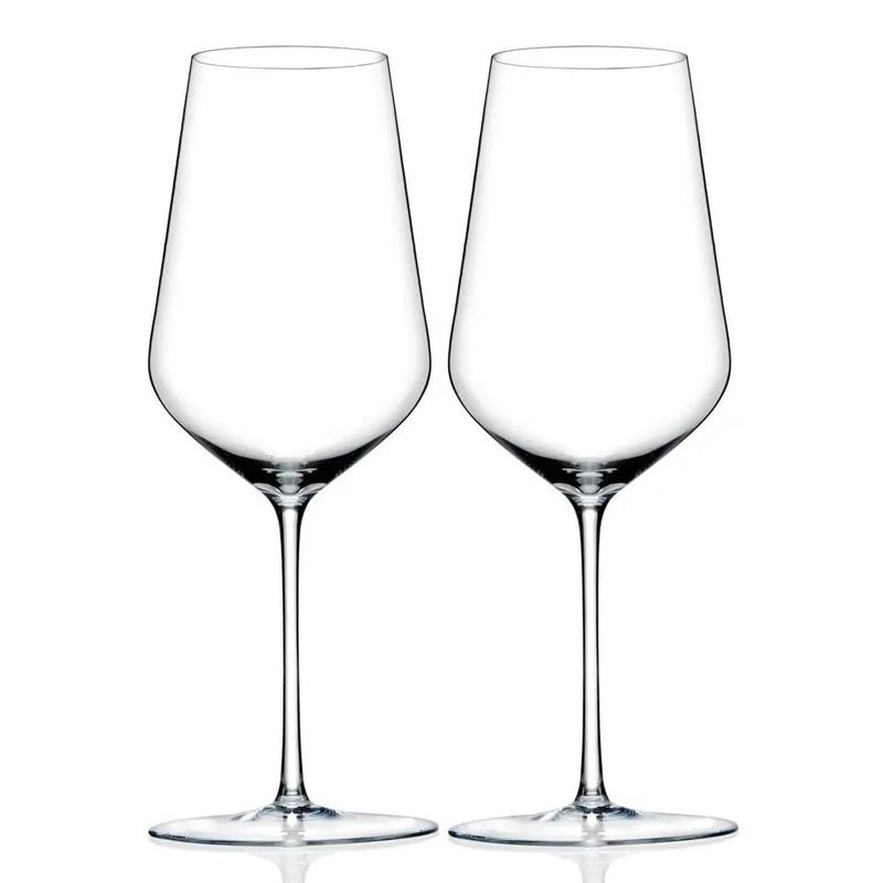 DOMINGO HUB DOMINGO HUB White Curve Wine Glass 350 ML Set of 2 Hand Blown LeadFree Crystal Wine Glass Slim Body Ultra Thin Rim Long Stem Wine Drinking Glass Wine Glasses Wedding Anniversary Gift - Image 2