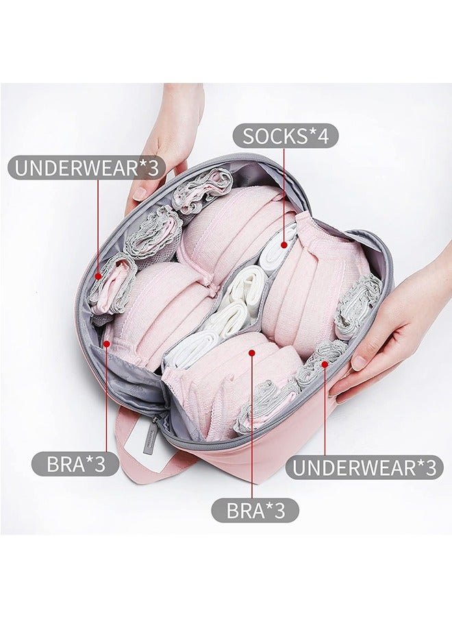 JCB CHIC Large Packing Organizer Bra Underwear Storage Bag Travel Lingerie Pouch Organizer Portable - Image 3