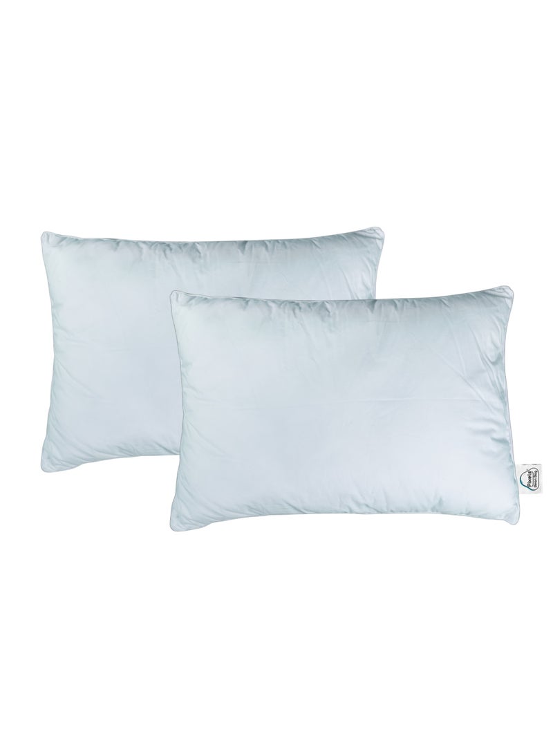 بكسل بين باج عبوة حشو وسادة زينة مستطيلة من بكسل بين باج للاستخدام الداخلي للأريكة والمقاعد، قماش أبيض من البولي بروبلين غير منسوج، إغلاق بسحاب "سستة" مجموعة عدد 2 قطعة - Image 1