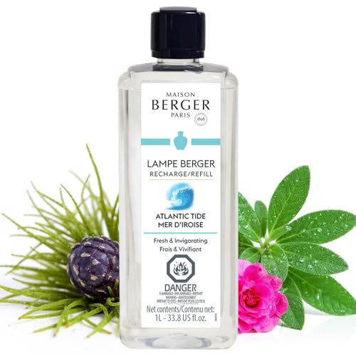 MAISON BERGER - Atlantic Tide - Lampe Berger Fragrance Refill for Home Fragrance Oil Diffuser - Air Freshener - 33.8 Fluid Ounces - 1 Liter - Image 1