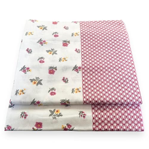 Pwi 100% Cotton Summer Topsheet/Odhne wali Chaddar Single Bed 300 TC (Maroon_Pack of 2) - Image 4