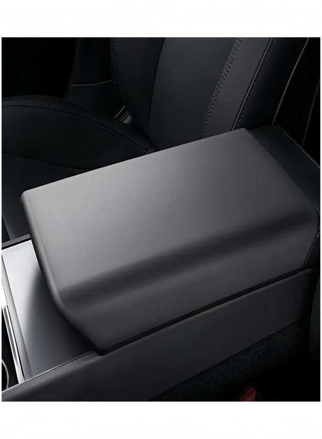 frani Center Console Armrest Cover Designed for Tesla Model 3 Highland 2024, Non-Slip Tesla Center Console Cover Black - Image 1