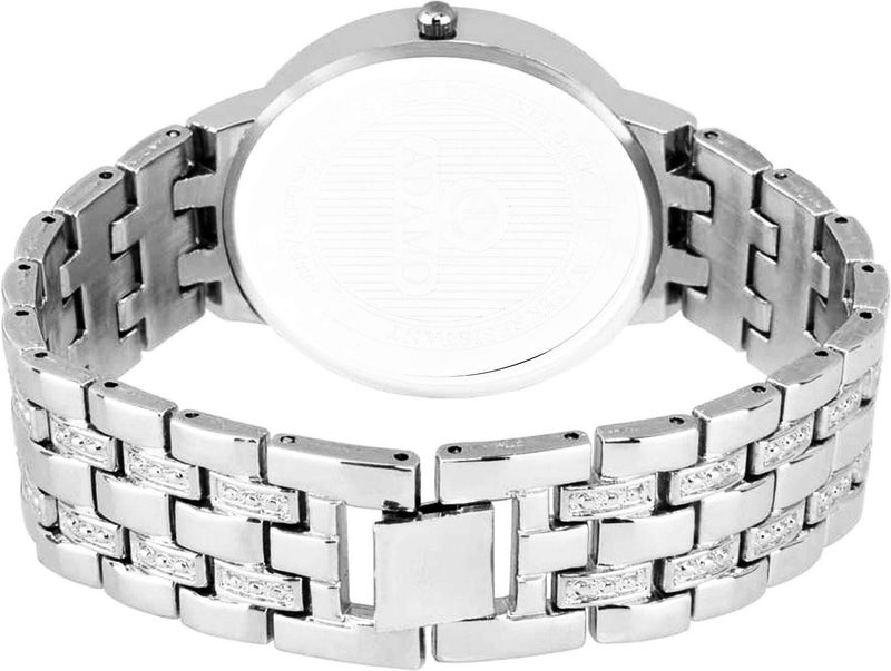 ADAMO Analog White Dial Women's Watch-839SSM01 - Image 4