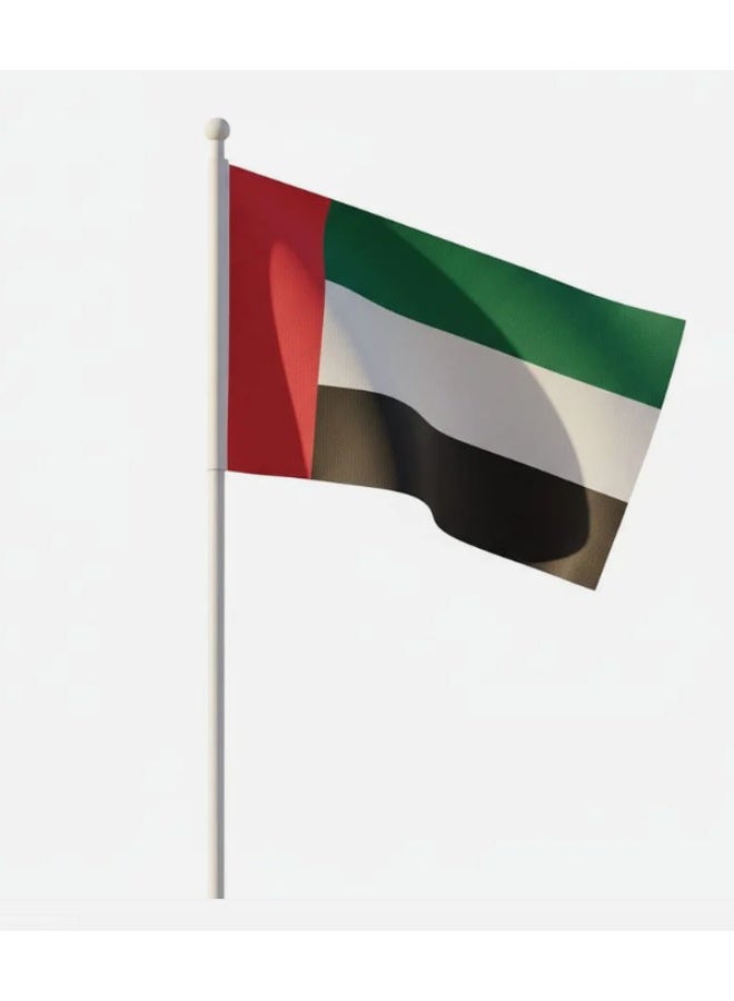 AKDC UAE Flag Set – 90CM Hand Flags, Pack of 12 for Large Celebrations & Outdoor Display