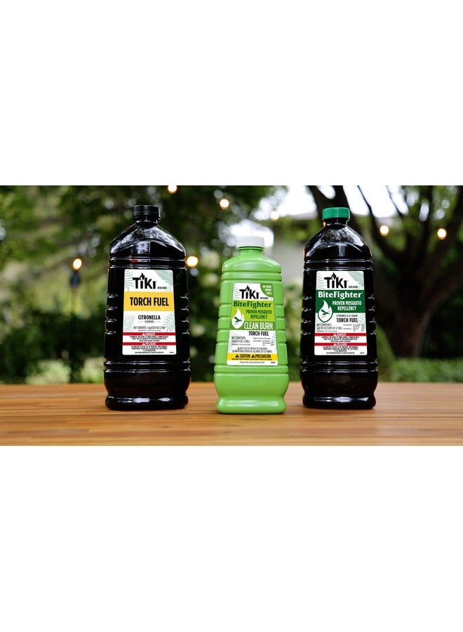 TIKI Citronella Torch Fuel - 50 oz., Easy Pour, Long-Lasting for Outdoor Torches & Table Torches, with Citronella & Lemongrass Oil, for Patio, Garden & Backyard Use - Image 4