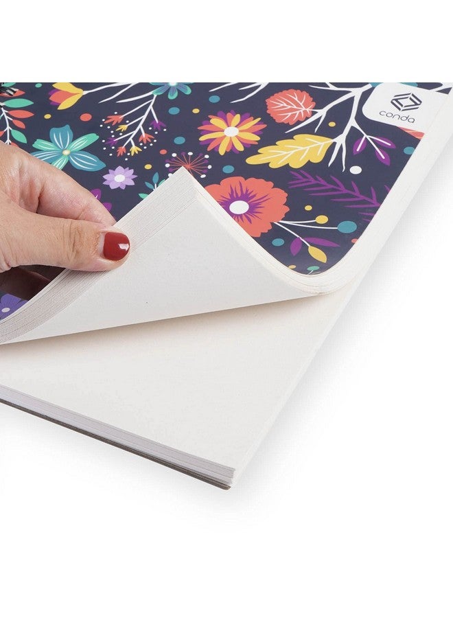 CONDA 8.5"x11" Sketch Book, 100 Sheets (68 lb/100gsm), Spiral Bound Artist Sketch Pad, Durable Acid Free Drawing Paper for Drawing Painting - Image 3