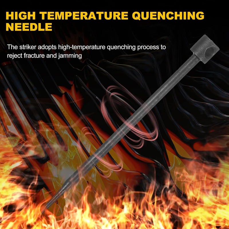 HOOKOR Nail Wall Fastening Tool High-Pressure Nail Gun Manual Steel Nail Gun Strength Adjustable With 20 Nails For Home Diy Woodworking Cement Wall - Image 4