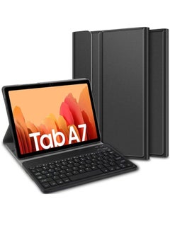 Keyboard Case for Galaxy Tab A7 2020,(QWERTY Layout), Slim Folio Smart Stand Case Cover with Removable Magnetic Wireless Keyboard for Samsung Galaxy Tab A7 10.4 (2020) M-T500,SM-T505