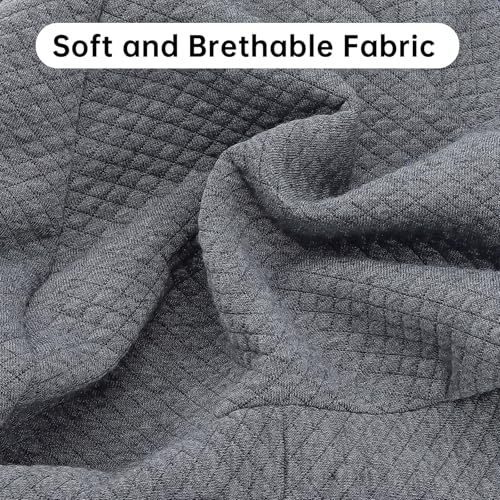 UXIETIN Upgrade Invisible Zippered Pillow Cover Compatible with Contour Legacy Knee Pillow,Anti-Pilling and Washable Legacy Leg and Knee Foam Support Pillow Cover Only (Grey) - Image 3