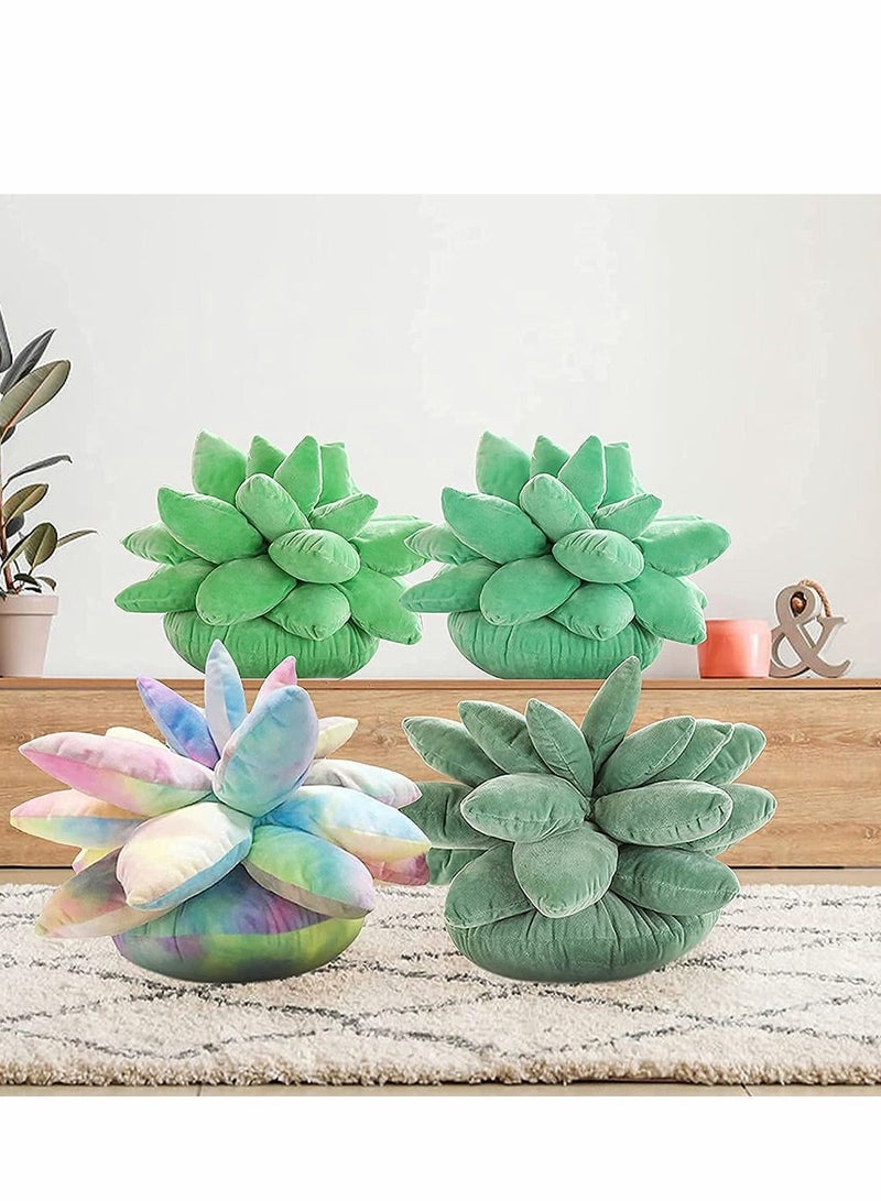 Excefore وسادة صبار كيوتي ثلاثية الأبعاد، لمحبي الحدائق أو النباتات الخضراء، زخرفة غرفة النوم أو المنزل وسادة محشوة جديدة - Image 4