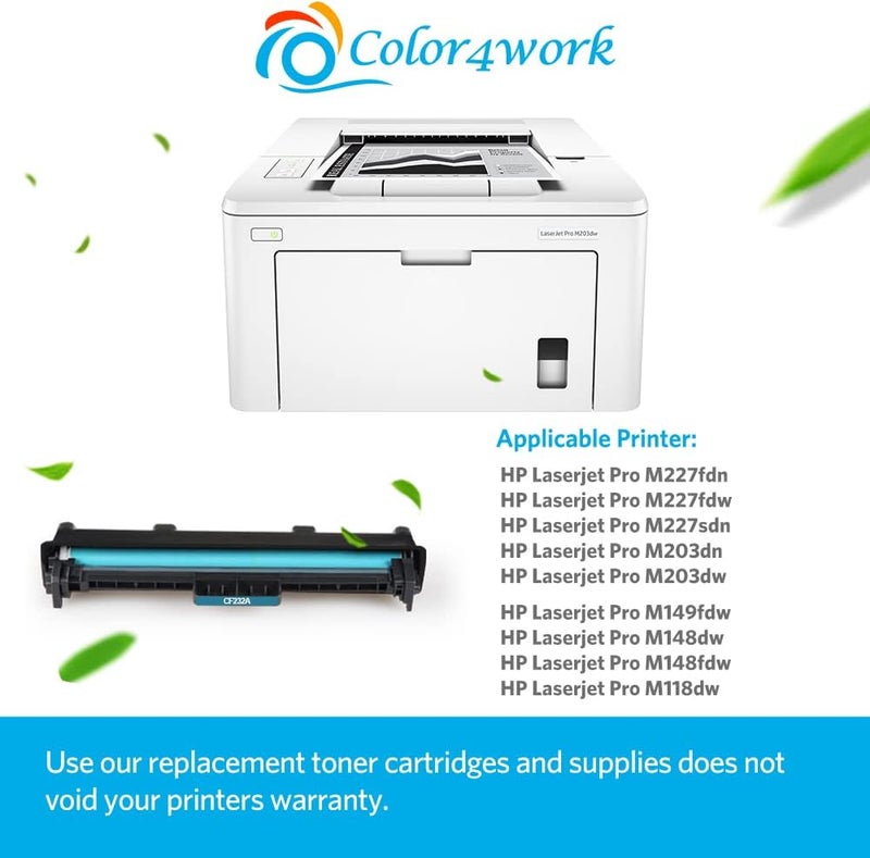 Color4work Compatible Drum Unit Replacement for HP 32A CF232A Imaging Drum 1-Pack, use for HP Laserjet M203, MFP M227fdw, M227fdn, M148fdw, M148dw, M118dw Printer - Image 2