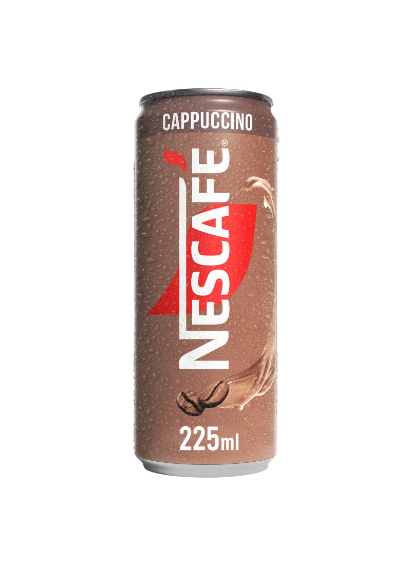Nescafe Cappuccino Iced Coffee On The Go Can 225ml - Image 1