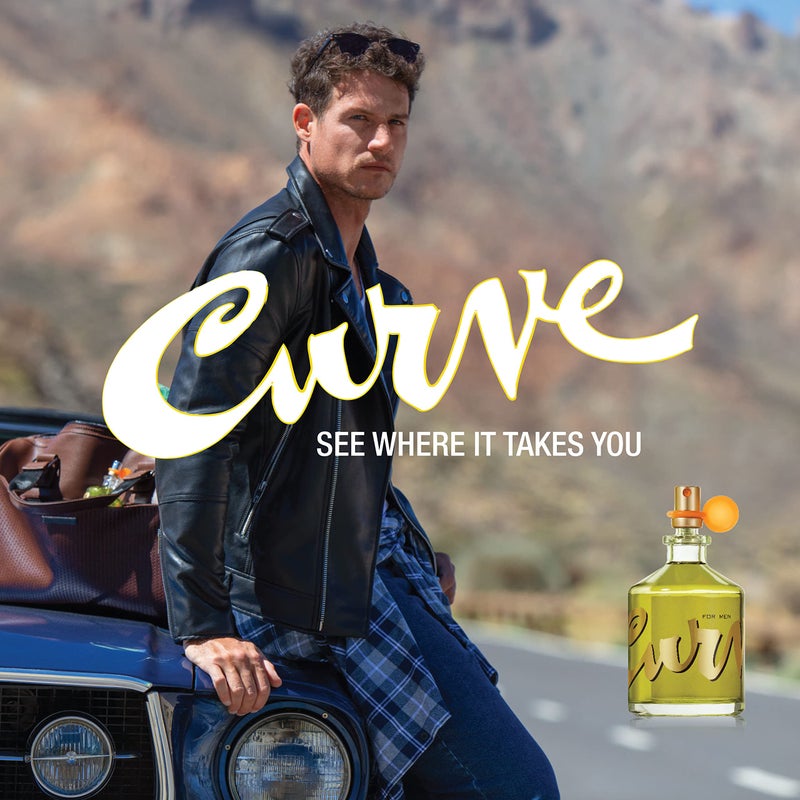 Curve Men's Cologne Fragrance Set, Deodorant, Aftershave Balm & Cologne, Spicy Wood Magnetic Scent, Father's Day 3 Piece Gift Set - Image 3