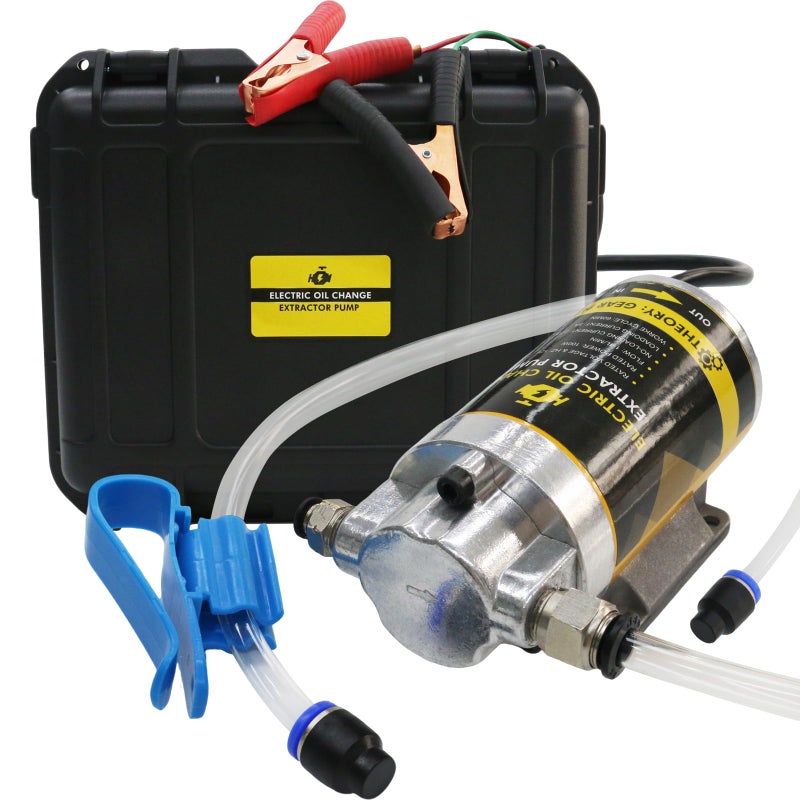 Facfuel Engine Oil Pump  12V 100W Electric Oil Extractor Pump Kit  Portable Gear Oil Pump With Pipes  Fluid Suction Transfer Pump For Boats  Cars  Rvs  Trucks  Motorcycles  Lawnmowers - Image 1