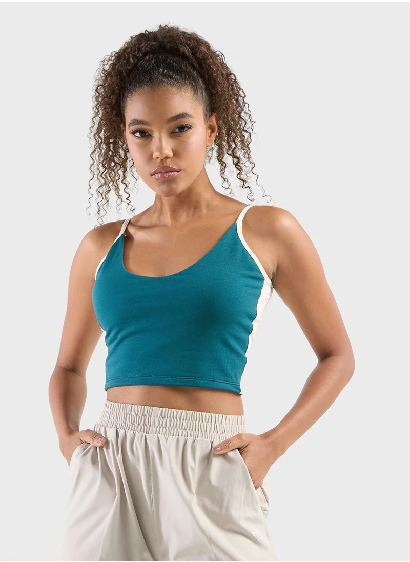 SQUATWOLF Ribed Insert Cami Top