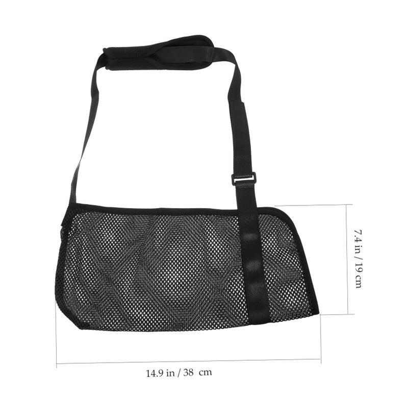 Adjustable Shoulder Immobilizer Arm Sling Breathable Elbow Protector For Left Or Right Fracture Support - Image 5