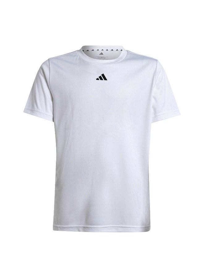 Adidas J Tr-Es T White Training T-Shirts For Junior 5-6Y - Image 1