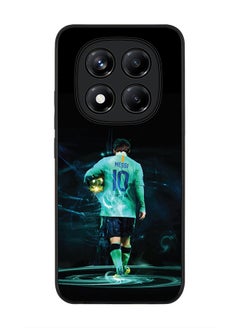 Stylizedd For Xiaomi Redmi Note 14 Pro 5G / X7 5G Case,Slim fit Camera Protection, Shockproof Thin Phone cover  - Golden Messi  - Image 1