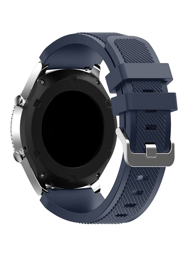 آيسانك سوار قابل للاستبدال لساعة سامسونج جير إس 3 الرائدة / الكلاسيكية أزرق داكن - Image 2