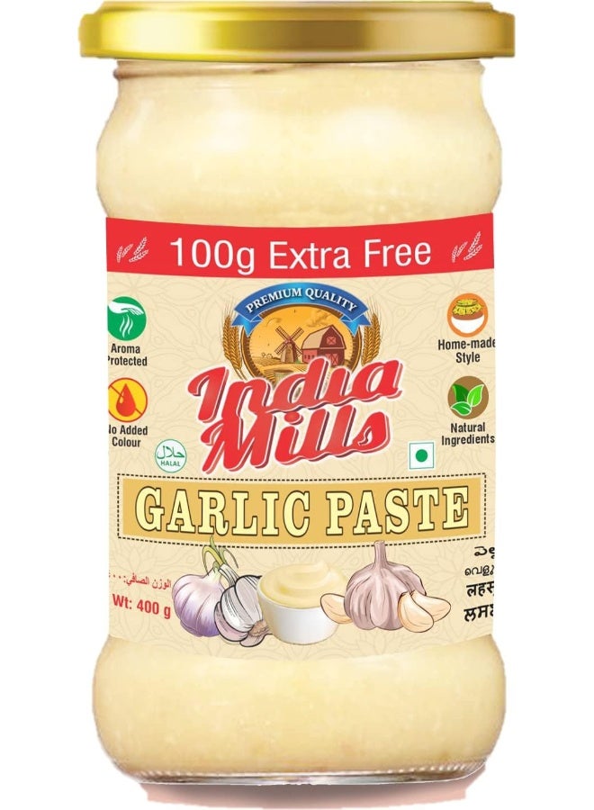 India Mills معجون الثوم من إنديا ميلز، 400 جرام - Image 1
