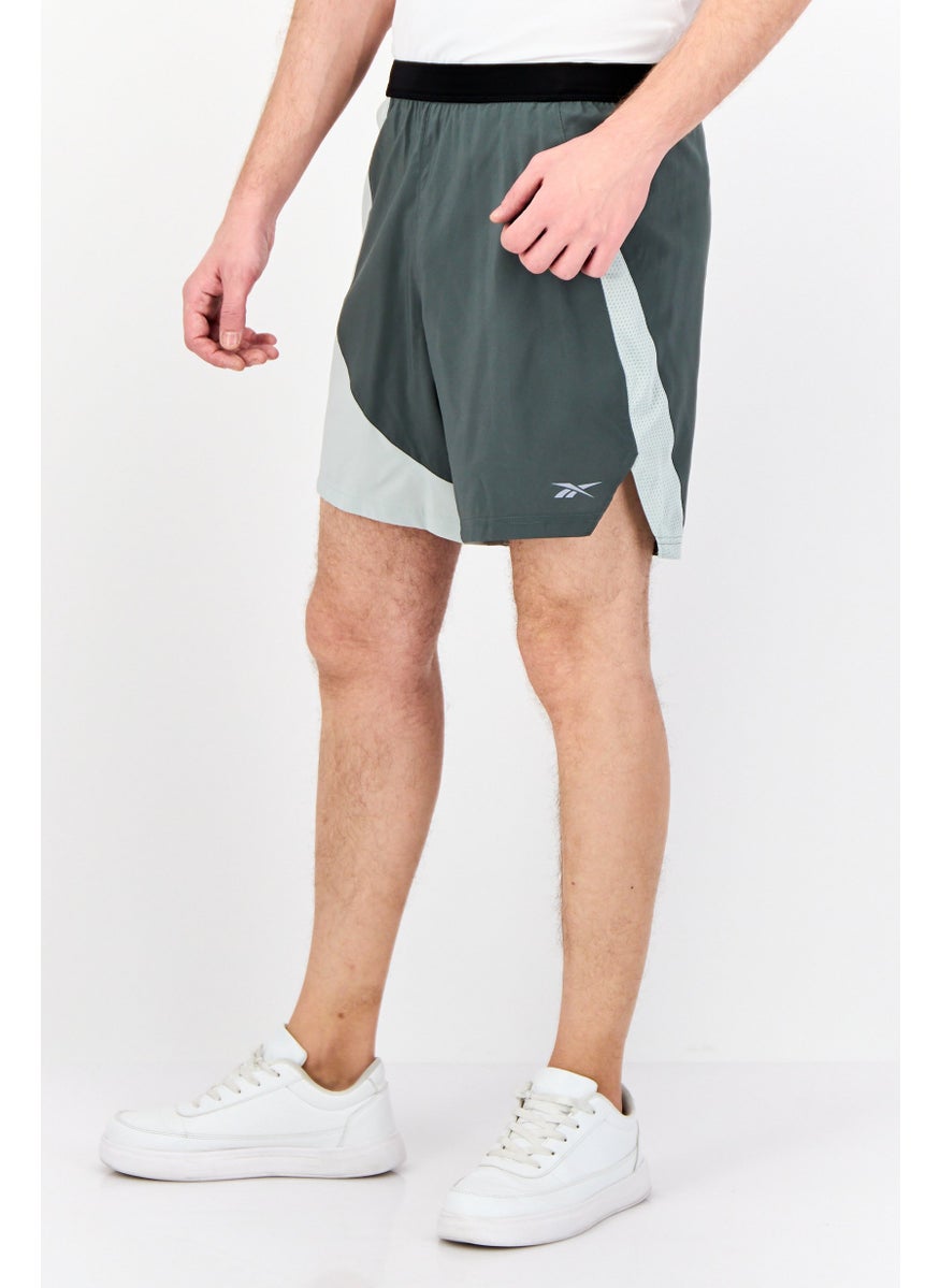 Reebok Men Sportswear Fit Running Short, Slate Green  - Image 4