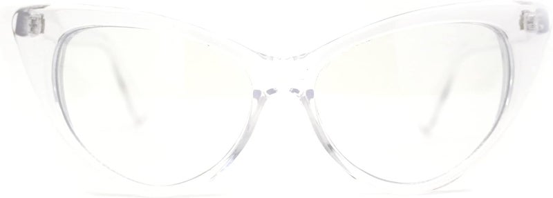 SA106 Classic Gothic True Cat Eye Frame Blue Light Filtering Computer Glasses - Image 1