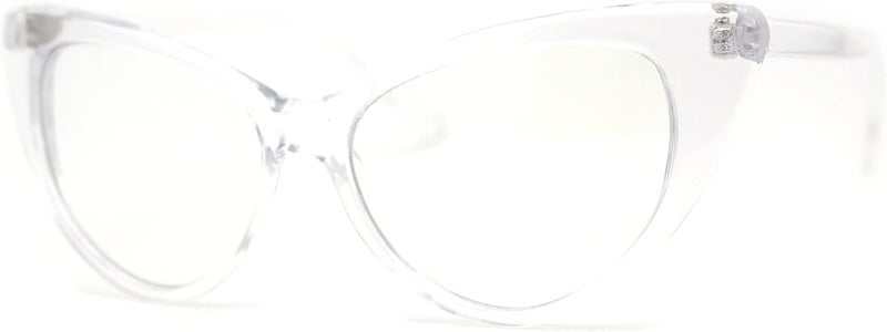 SA106 Classic Gothic True Cat Eye Frame Blue Light Filtering Computer Glasses - Image 2