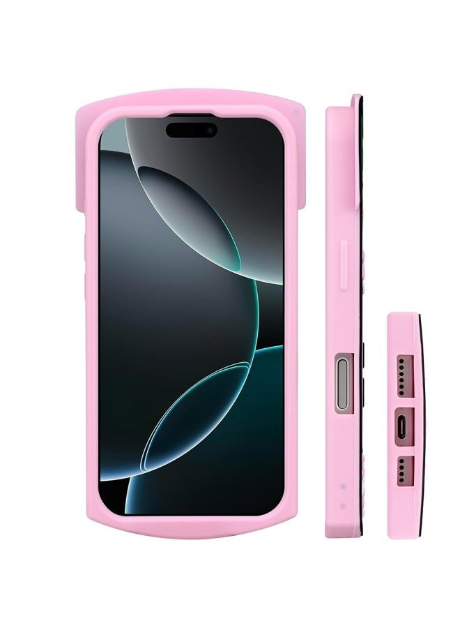 Dumkery Cute Case Compatible with iPhone 16 Pro Max Chill Pills Case, Girly Capsule Bottle Shape, 3D Soft Silicone Heavy Duty Protection Shockproof Cases Cover for Girls Women - Image 3