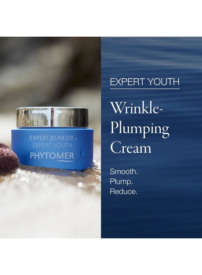 Phytomer Expert Youth Wrinkle Plumping Face Cream | Hydrating Anti-Wrinkle Cream for Smooth Skin Renewal | 96% Natural Origin Ingredients | 50ml - Image 2