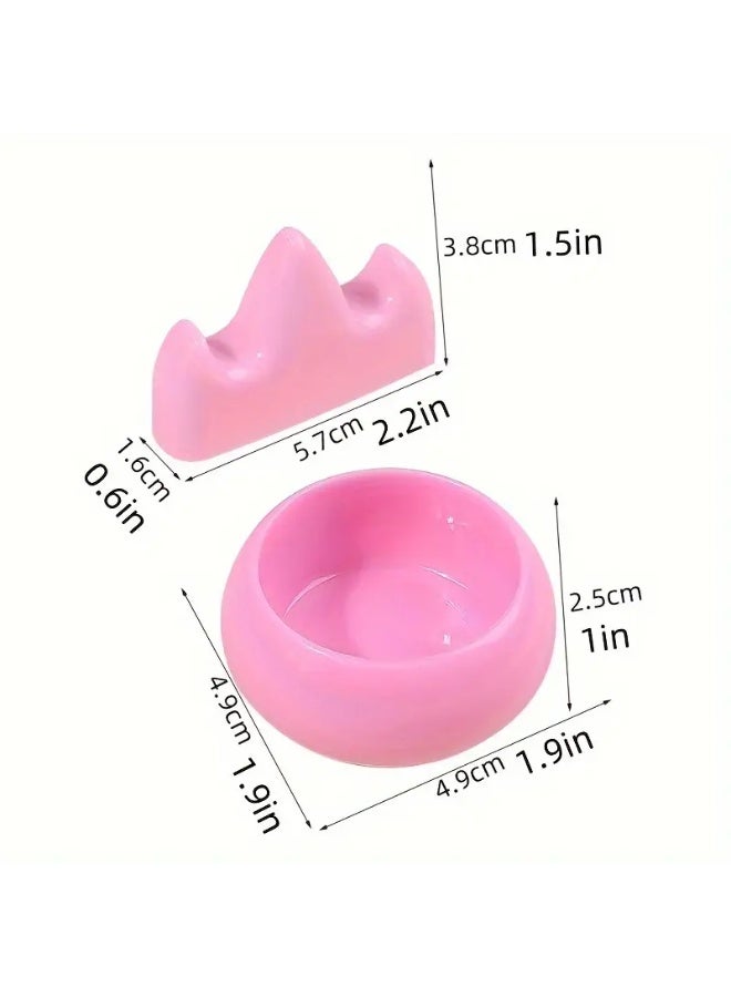 يوكانبي مجموعة أدوات تنظيف فرشاة الأظافر وحامل القلم – كوب تنظيف وفرشاة فن الأظافر وحامل أقلام، أدوات مهنية لفناني الأظافر - Image 5