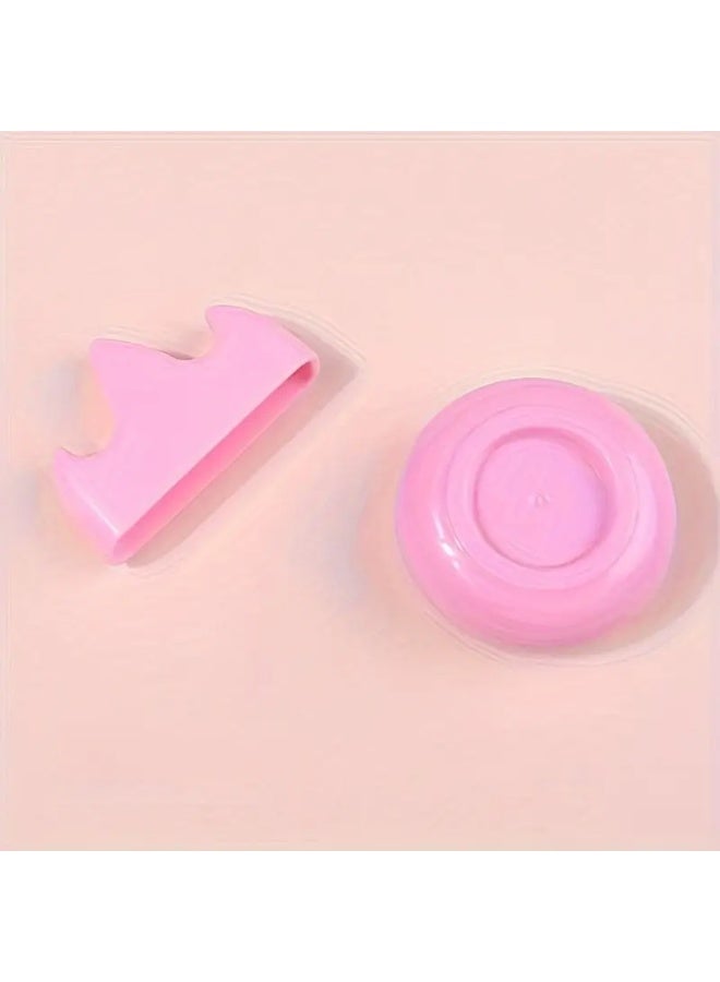 يوكانبي مجموعة أدوات تنظيف فرشاة الأظافر وحامل القلم – كوب تنظيف وفرشاة فن الأظافر وحامل أقلام، أدوات مهنية لفناني الأظافر - Image 2