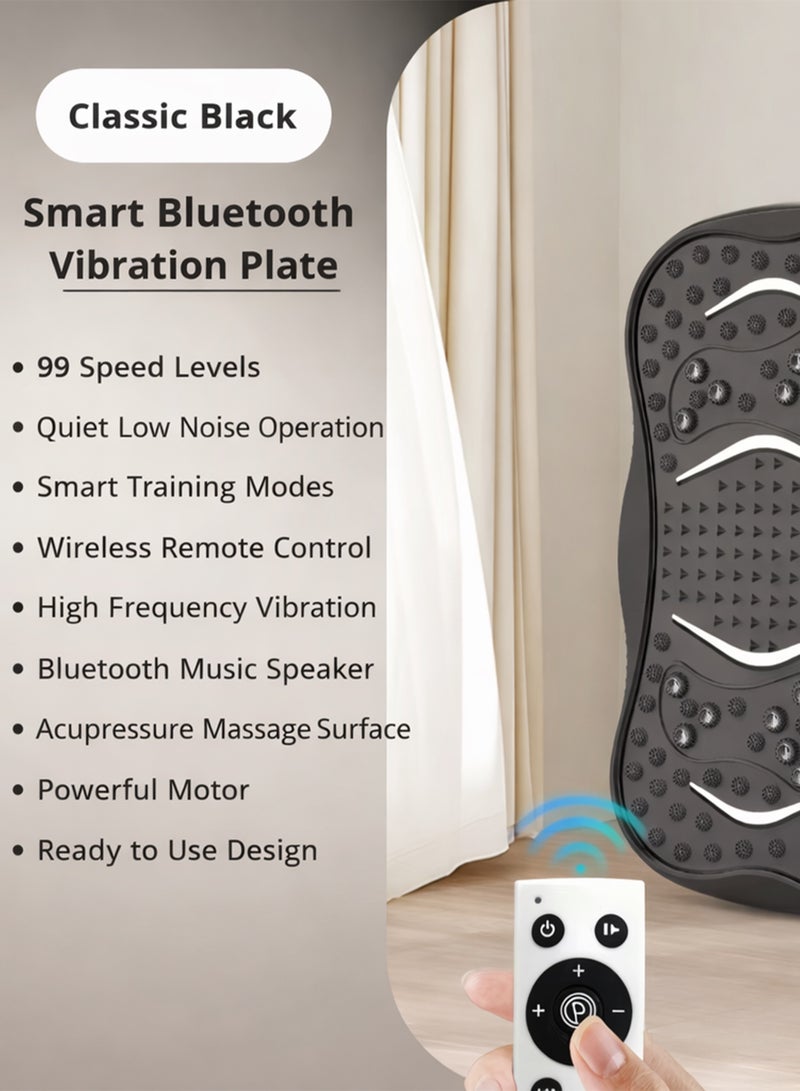 DBLEW 3D Vibration Plate Whole Body Exercise Machine Oscillation Pulsation Motion Platform Weight Loss Shaping ABS Toning Fitness Workout Pain Relief Muscles Massager Tissues Home Gym Burn Calories Faster - Image 4