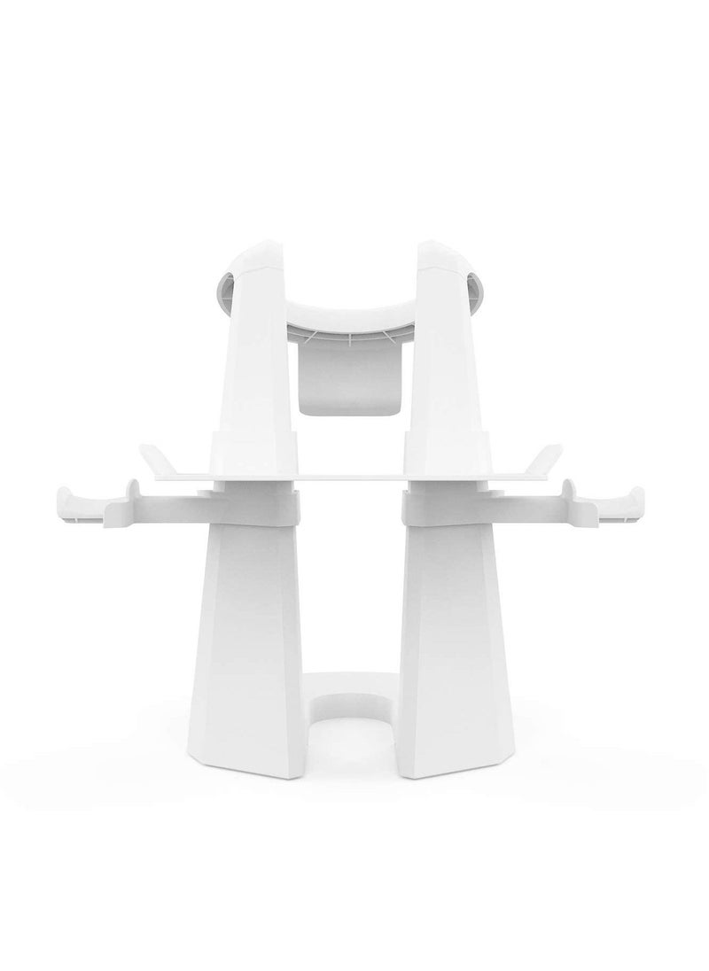 Flash Hawk VR Headset Display Holder and Controller Mount Station for Quest 2 White  - Image 2