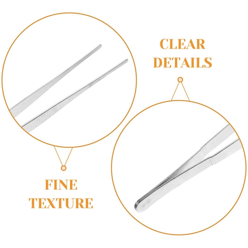 10pcs Gardening Plant Tweezers 16cm Long Straight Tip with Teeth for Bonsai Planting Outdoor Yard Tool - Image 4