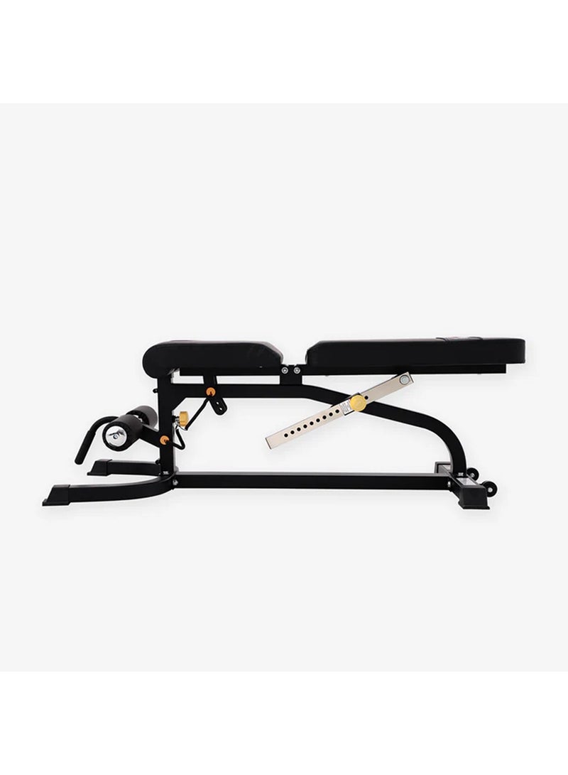 Sparnod Fitness مقعد سبارنوود فيتنس SWB-68 متعدد الوظائف، قابل للتعديل للتمرين الكامل للجسم، سعة 150 كجم، تصميم قابل للطي، إطار فولاذي، أسود - Image 2
