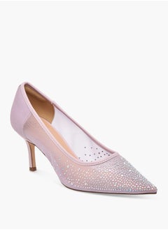 Celeste Women's Embellished Pointed Toe Pumps with Stiletto Heels Ramadan Collection  - Image 1