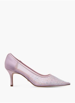 Celeste Women's Embellished Pointed Toe Pumps with Stiletto Heels Ramadan Collection  - Image 2