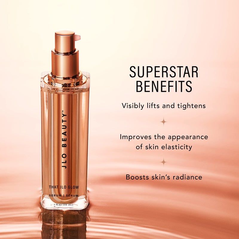 JLO BEAUTY That JLo Glow Face Serum, Skin Care Facial Serum that Helps Tighten, Plump, Glow, and Hydrate, Antioxidant Rich Formula Made with Squalane to Support Skin Elasticity & Skin Firmness, 1 Oz - Image 5