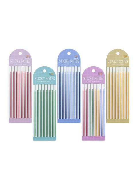 Long Highlighter Strips for Notetaking, Colorful Sticky Index Tab Translucent Mini Page Flags PET Notes Stickers Highlighter Strips Sticky Page Flags for Books, Office and School Supplies