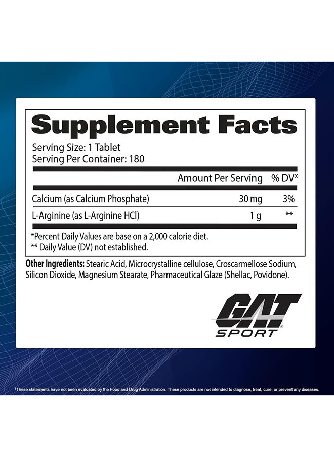 GAT SPORT L-ARGININE FOR BLOOD FLOW - 180PCS  - Image 2