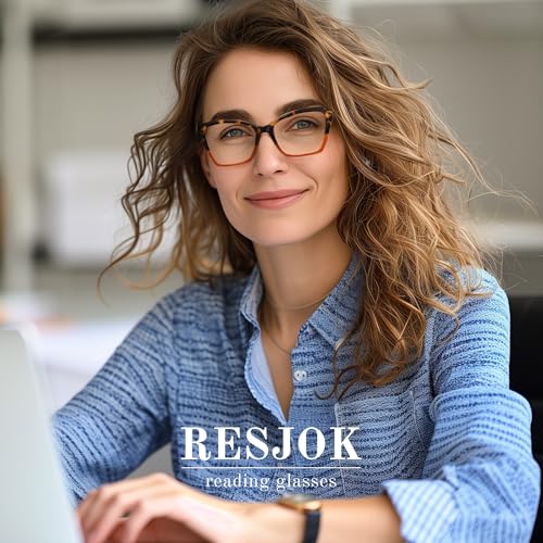resjok 3Pack Reading Glasses for Women-Blue Light Blocking Readers Fashion Cat Eye Eyeglasses Spring Hinge(Mix1, 1.25x) - Image 2