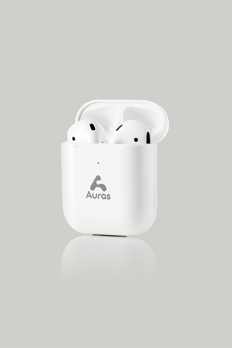 Auras TWS Bluetooth Earphones – High-Resolution Sound, Stylish Design with Charging Case - Image 2
