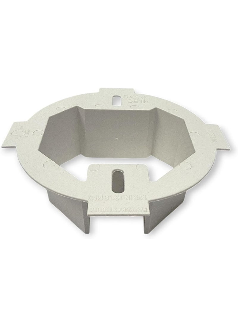 iMBAPrice iMBAPrice BE1R 1Gang 435Inch x 15Inch Plastic Electrical Ceiling Box Extender for 35 and 4 Round or Octagonal Boxes  - Image 1