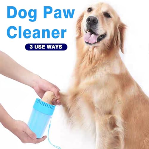 Novique Dog Paw Cleaner, Foot Washer for Pets - Quickly Clean a Muddy Paw, Soft Silicone Bristles, Suitable for Small, Medium, Large Breed Dogs(with 1 Absorbent Towel) - Image 2